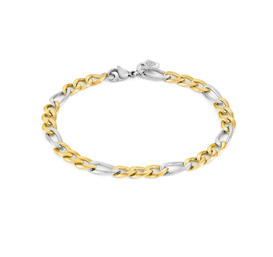 Picture of Men's Silver Flat Curb Chain Bracelet