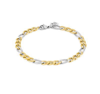 Picture of Men's Silver Flat Curb Chain Bracelet