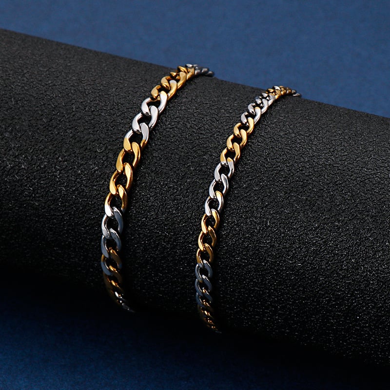 Picture of Stainless Steel Chain Bracelets For Man