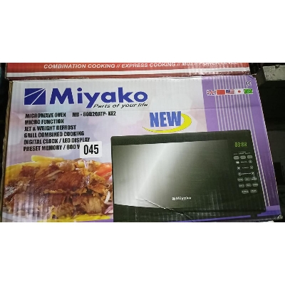 Picture of Miyako 20L KE2 Microwave Oven - Black Stainless Steel Finish for Kitchen MulticolorKE2
