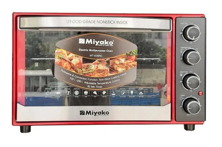 Picture of 36 Liter Miyako Electric Oven MT-836 with rotisserie convection function Mixed