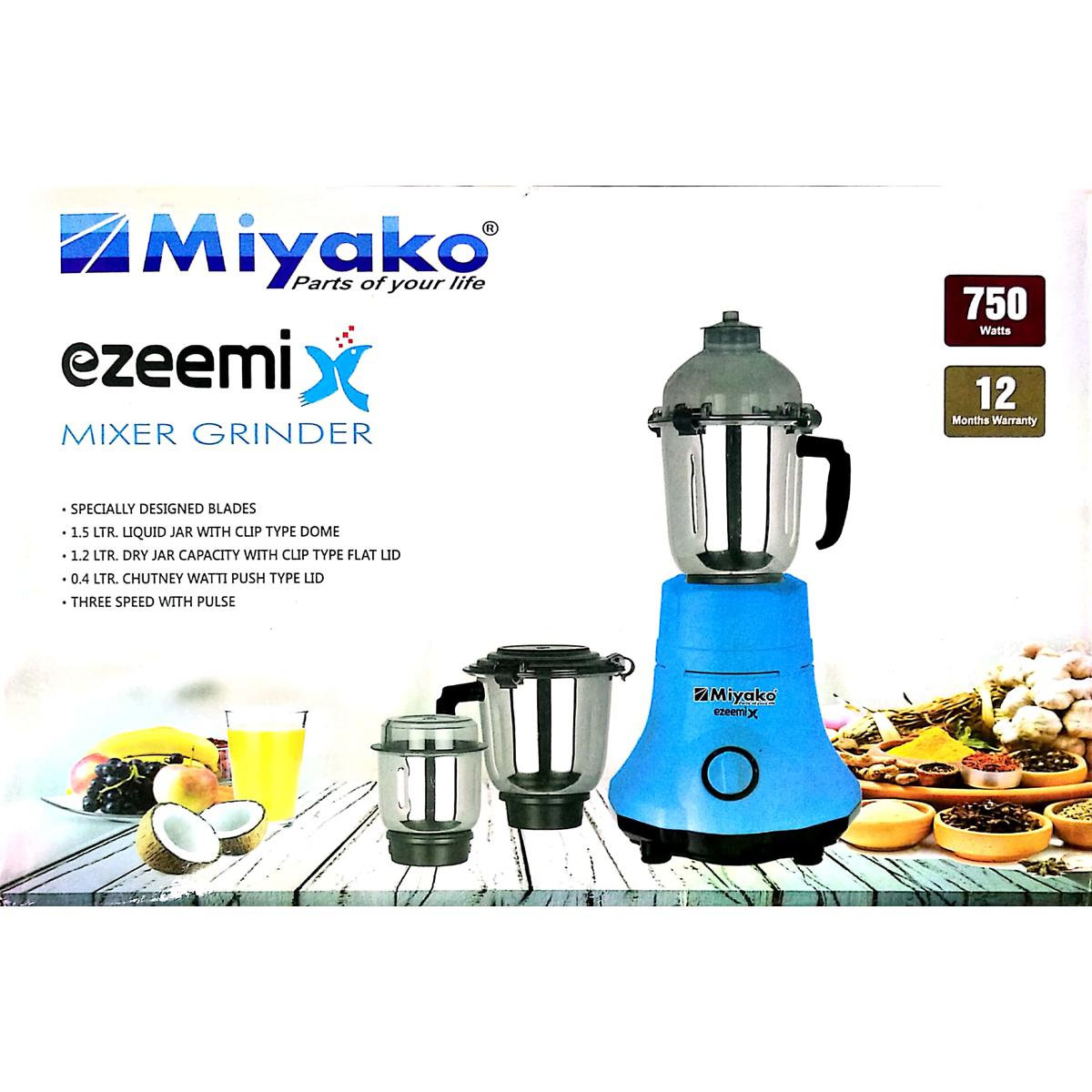 Picture of Miyako Blender Ezeemix 750 watt Mixer Grinder 