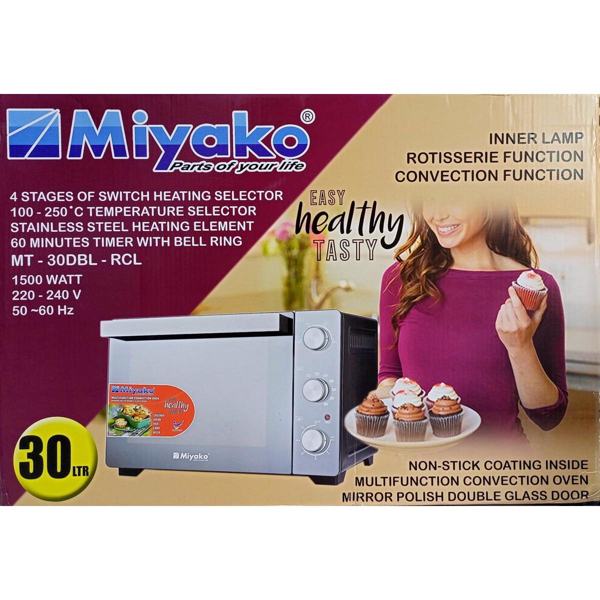 Picture of Miyako 30 Liter Convection Electric Oven MT-30DBL Mixed