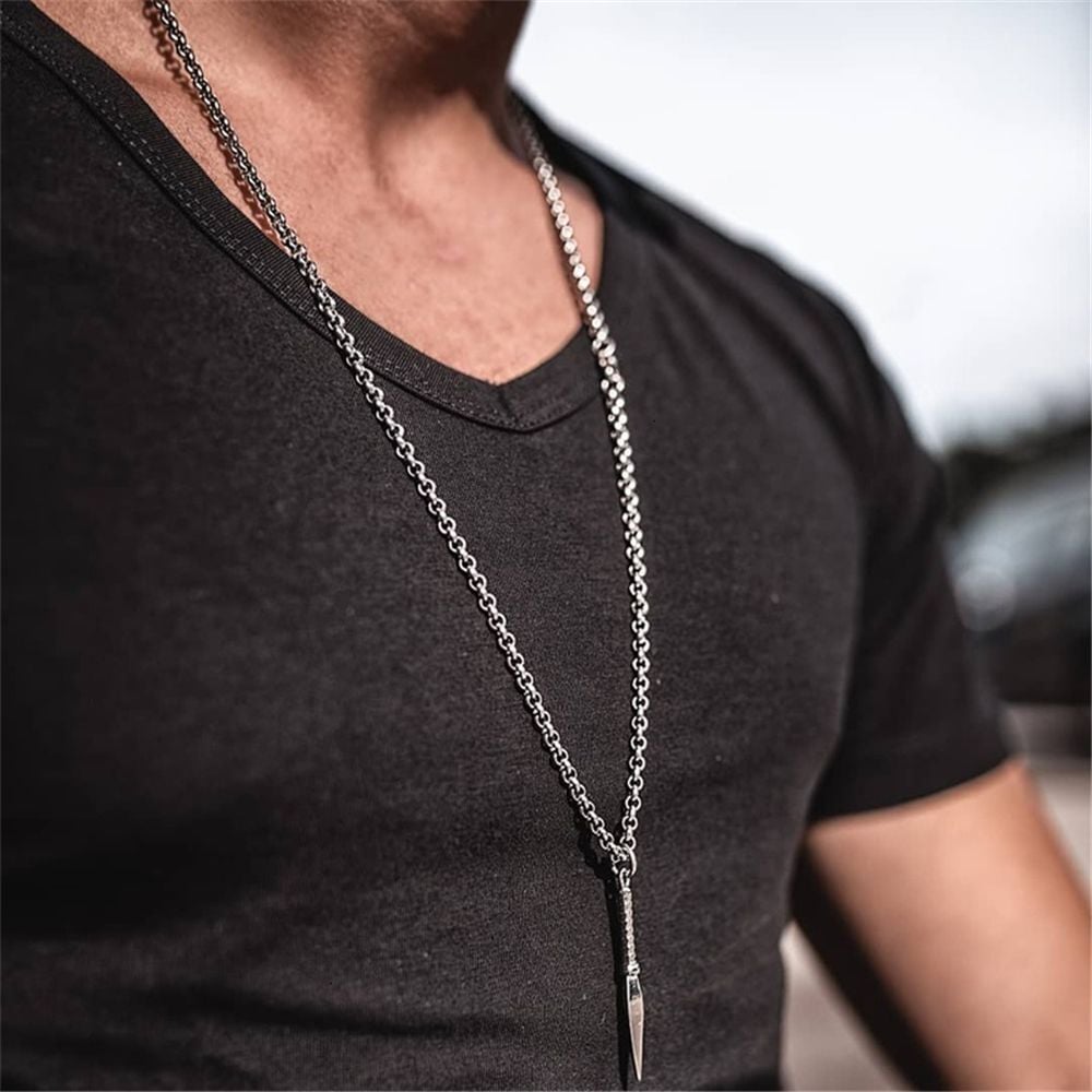 Picture of Stainless Steel Men Locket Stylish Necklace For Men