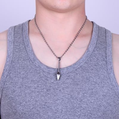 Picture of Stainless Steel Men Locket Stylish Necklace For Men
