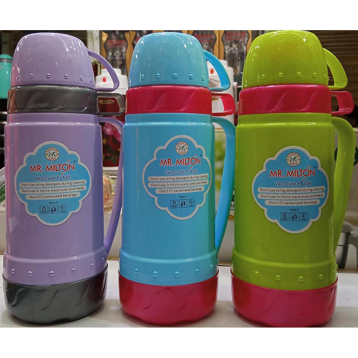 Picture of Mr. Milton Mixed Color Vacuum Flask 1 Liter (Hot & Cold) Multicolor