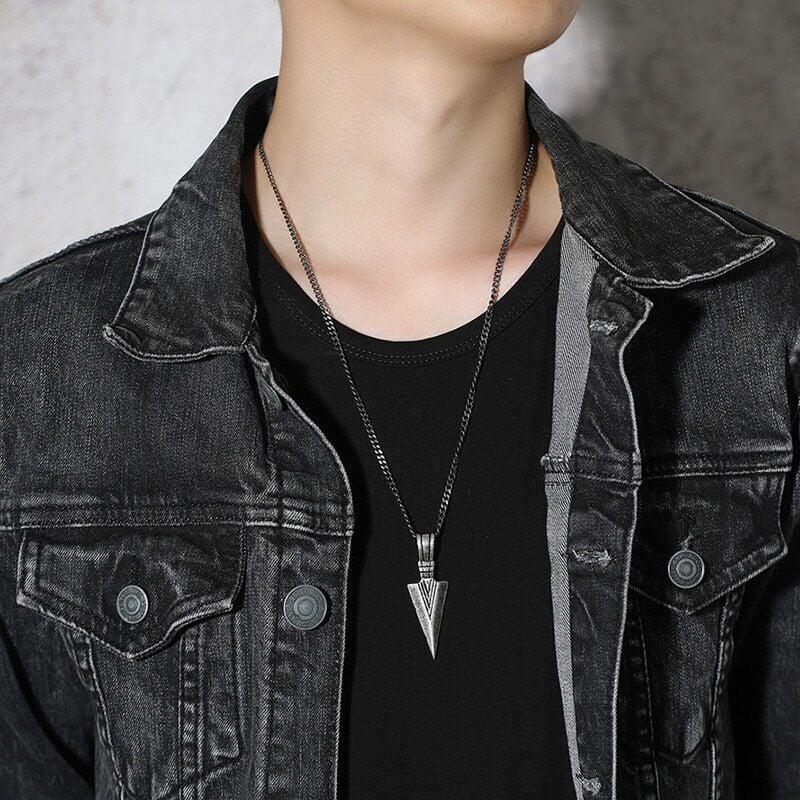 Picture of 2024 New Stainless Steel Necklace for Men's - Black