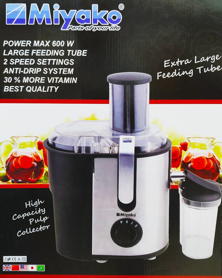 Picture of Miyako MFJ-518 Fresh Juicer and Mixer WATT-600- Black Color Multicolor518