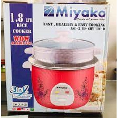 Picture of Miyako 1.8 LTR Double Pot Rice Cooker ASL-2180 Multicolor