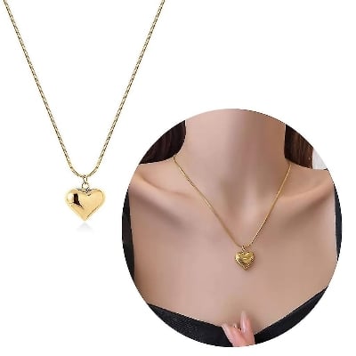 Picture of Cheap Heart Pendant Necklace For Girls Women