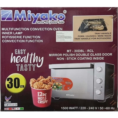 Picture of 30 Liter Miyako Convection Electric Oven MT-30DBL 