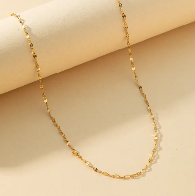 Picture of New Women's Necklace Fashion Simple Necklace For Women - Gold