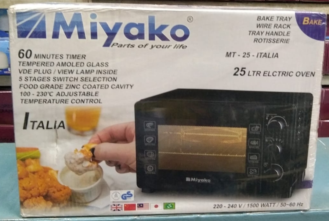 Picture of 25 Liter Miyako Electric Oven MT-25-ITALIA MT-25-ITALIA