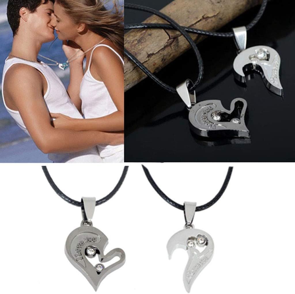 Picture of I Love You Couple Locket Couple Necklace For Women