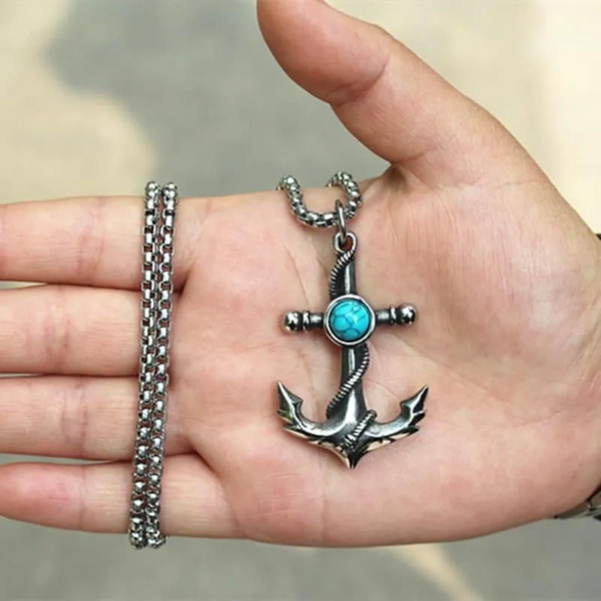 Picture of Hip-hop Style Sweater Chain, Retro Feather Wing Shape Necklace For Men