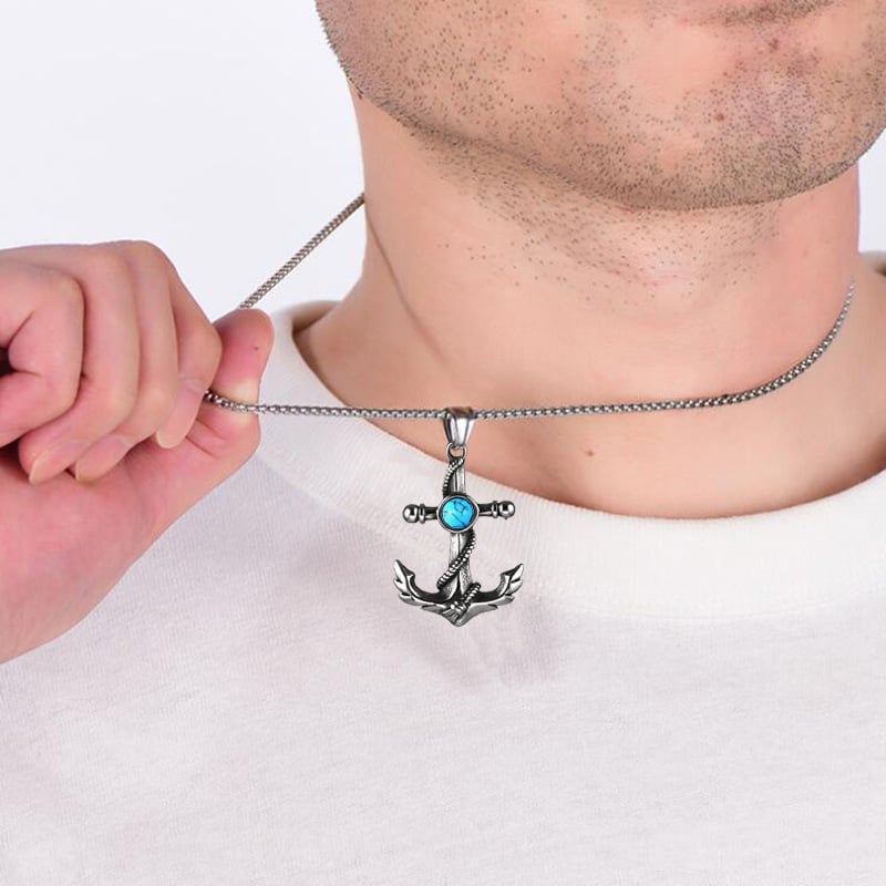 Picture of Hip-hop Style Sweater Chain, Retro Feather Wing Shape Necklace For Men