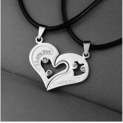 Picture of New Love Heart Shape Kocket for Couple Gift - Chain