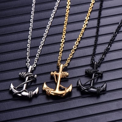 Picture of Men's Anchor Retro Simple Casual Fashion Classic Necklace