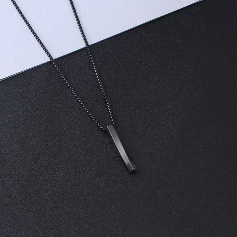 Picture of New Black Color Chain Locket for Men - Black