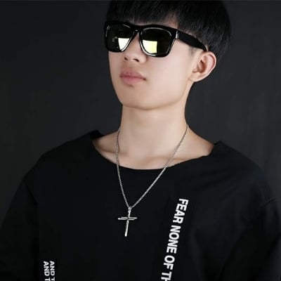 Picture of Necklaces Gothic Cross Necklace Cool Street Style Punk Jewelry for Men