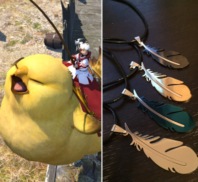 Picture of Feather Necklace Leather Chain 316L Stainless Steel Men Necklace