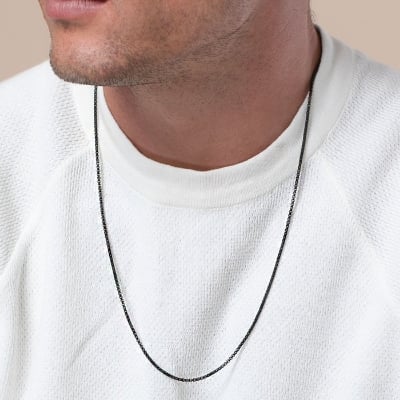 Picture of Stainless Steel Chain for Men-Men's Fashion - Black