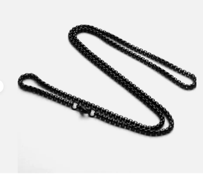 Picture of Men Stainless Steel New Round Box Chain Necklace