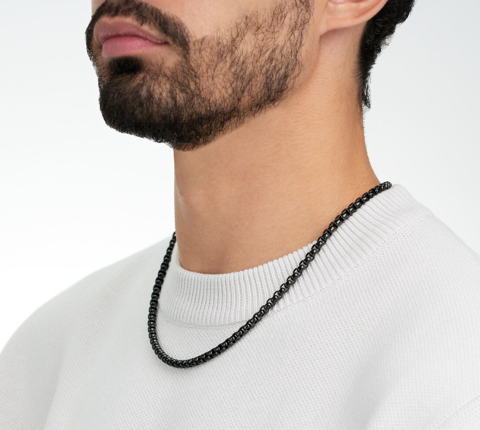 Picture of Stainless Steel Chain for Men-Men's Fashion - Black-m