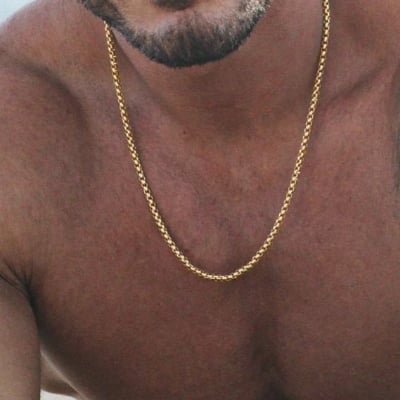 Picture of Stylish Necklace Box Link Chain For Men