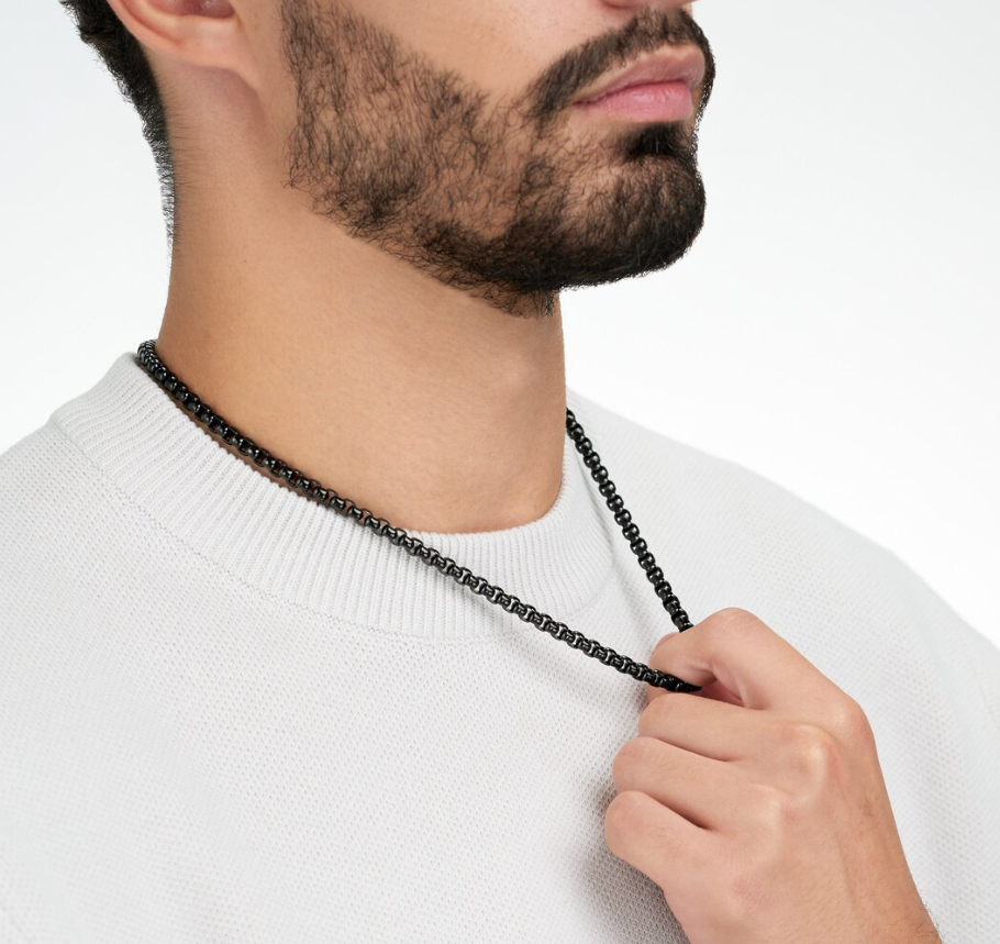 Picture of Stylish Necklace Box Link Chain For Men