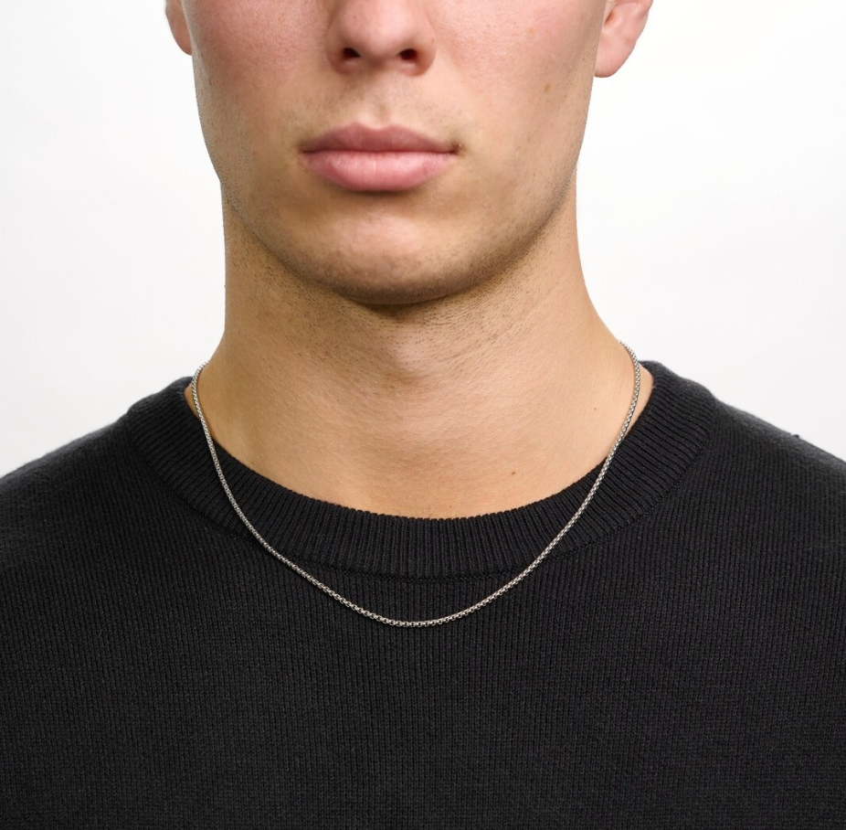 Picture of Stainless Steel Box Chain Necklace for Men