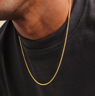 Picture of Stainless Steel Box Chain Necklace For Men