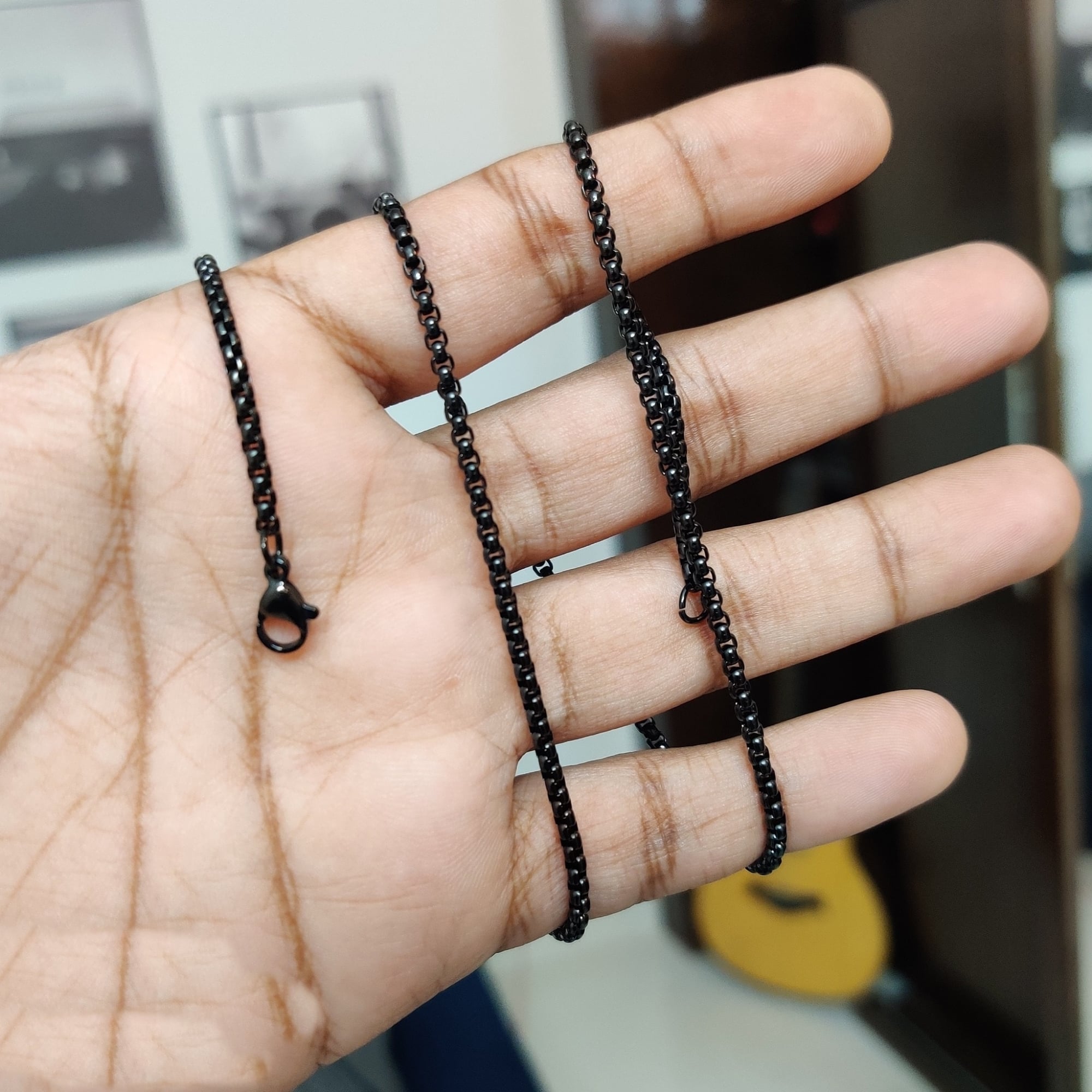 Picture of Stainless Steel Box Chain Necklace For Men