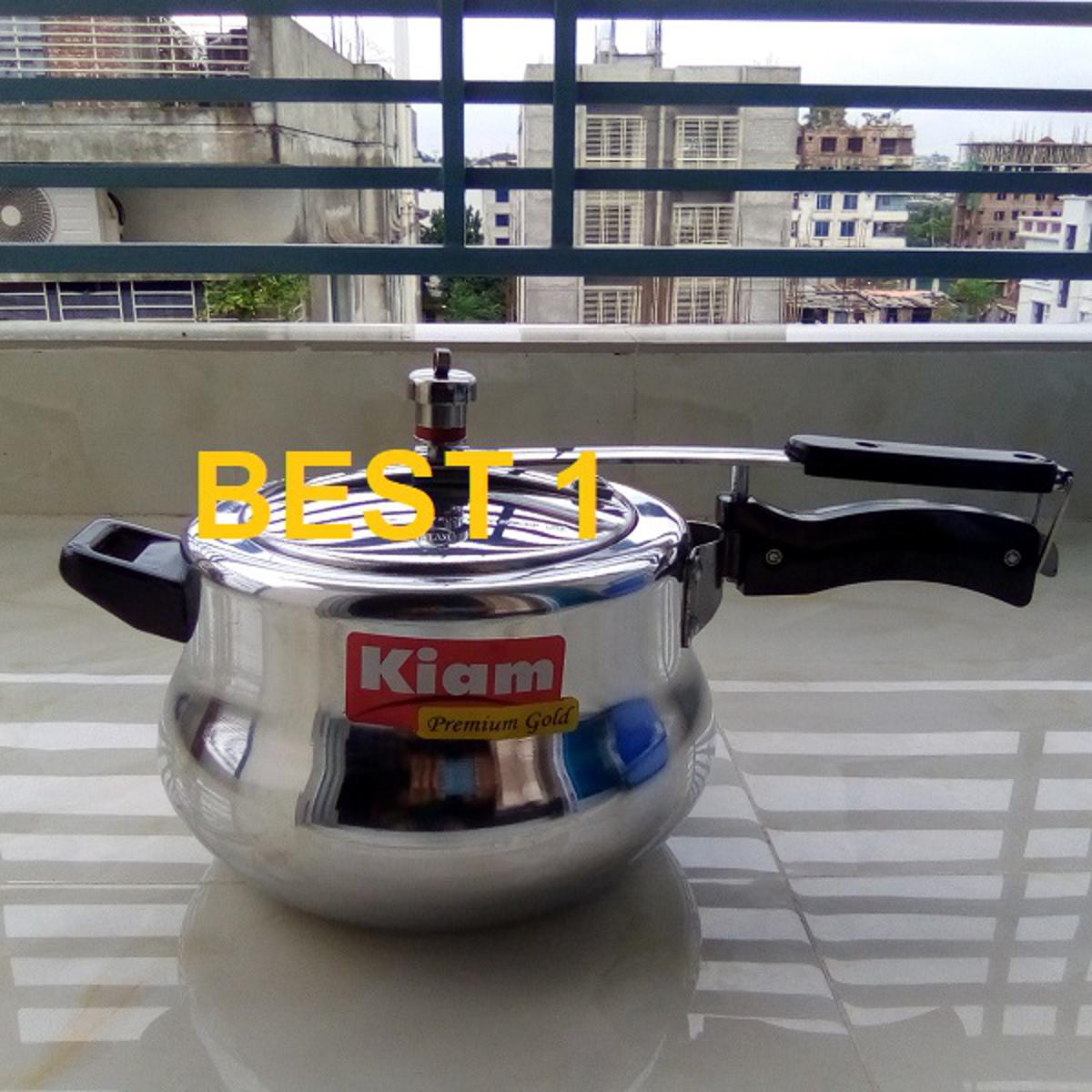 Picture of Kiam Premium Gold Pressure Cooker 3.5 Litre Multicolor