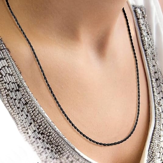 Picture of Stainless Steel Chain for Men-Men's Fashion - Black