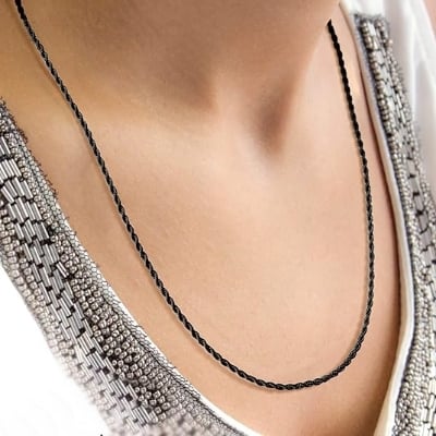 Picture of Stainless Steel Chain for Men-Men's Fashion - Black