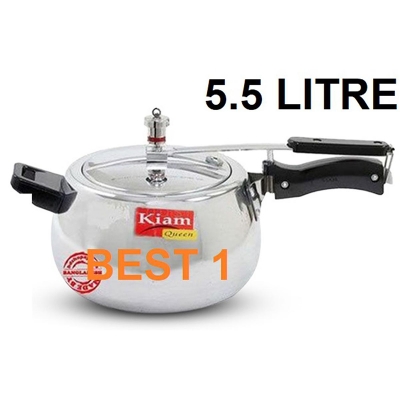 Picture of Kiam Queen Pressure Cooker 5.5 Litre Multicolor