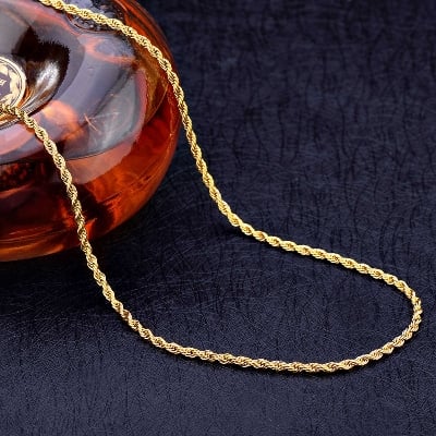 Picture of Rofe Chain Necklace Solid New Fashion Chain For Men