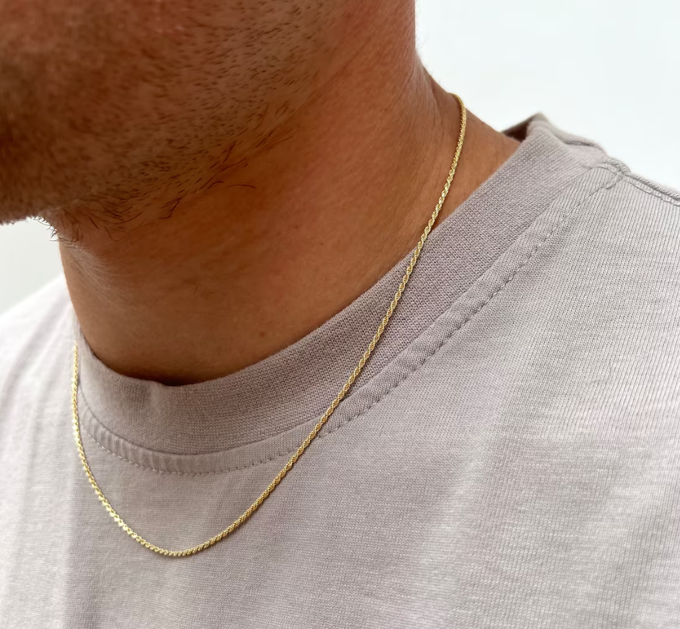Picture of Rofe Chain Necklace Solid New Fashion Chain For Men