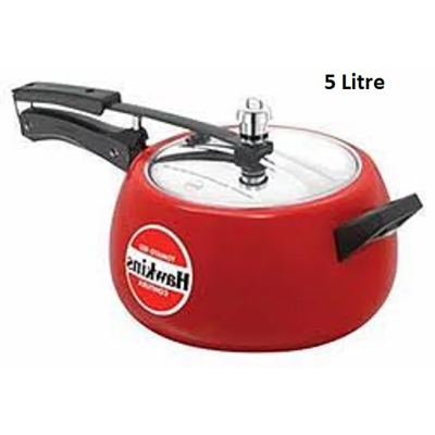 Picture of Hawkins Contura Color Pressure Cooker 5 Liter (Tomato Red) Red