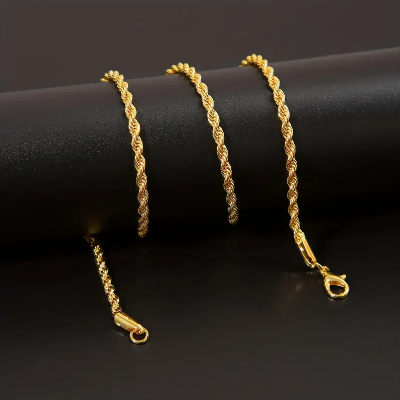 Picture of New 2024 Stainless Steel Rofe Chain Necklace For Men