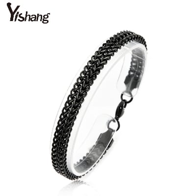 Picture of Bracelet For men- Black - Black