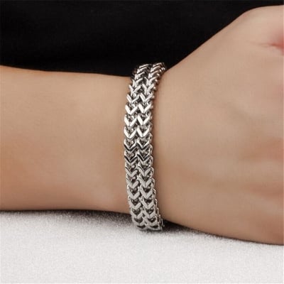 Picture of Silver Unique Bracelet for Men - Silver
