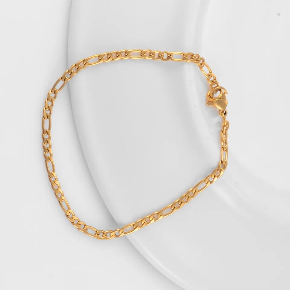 Picture of Men stylish Hip Hop Bracelet - Gold