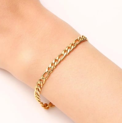Picture of Men stylish Hip Hop Bracelet - Gold