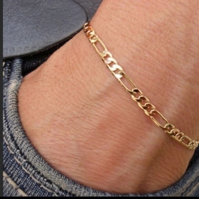 Picture of Bracelets Men's Chain - Gold