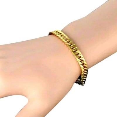 Picture of Stainless Steel Men Bracelet - Gold