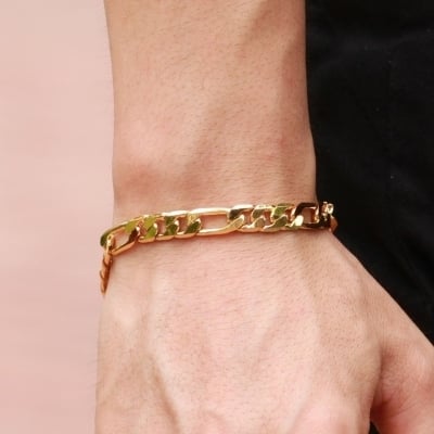 Picture of Stainless Steel Snake Bracelet - Gold