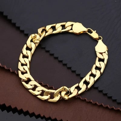 Picture of Best bracelets for men - Gold
