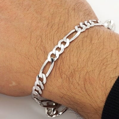 Picture of Plated Bracelet For Man - Silver